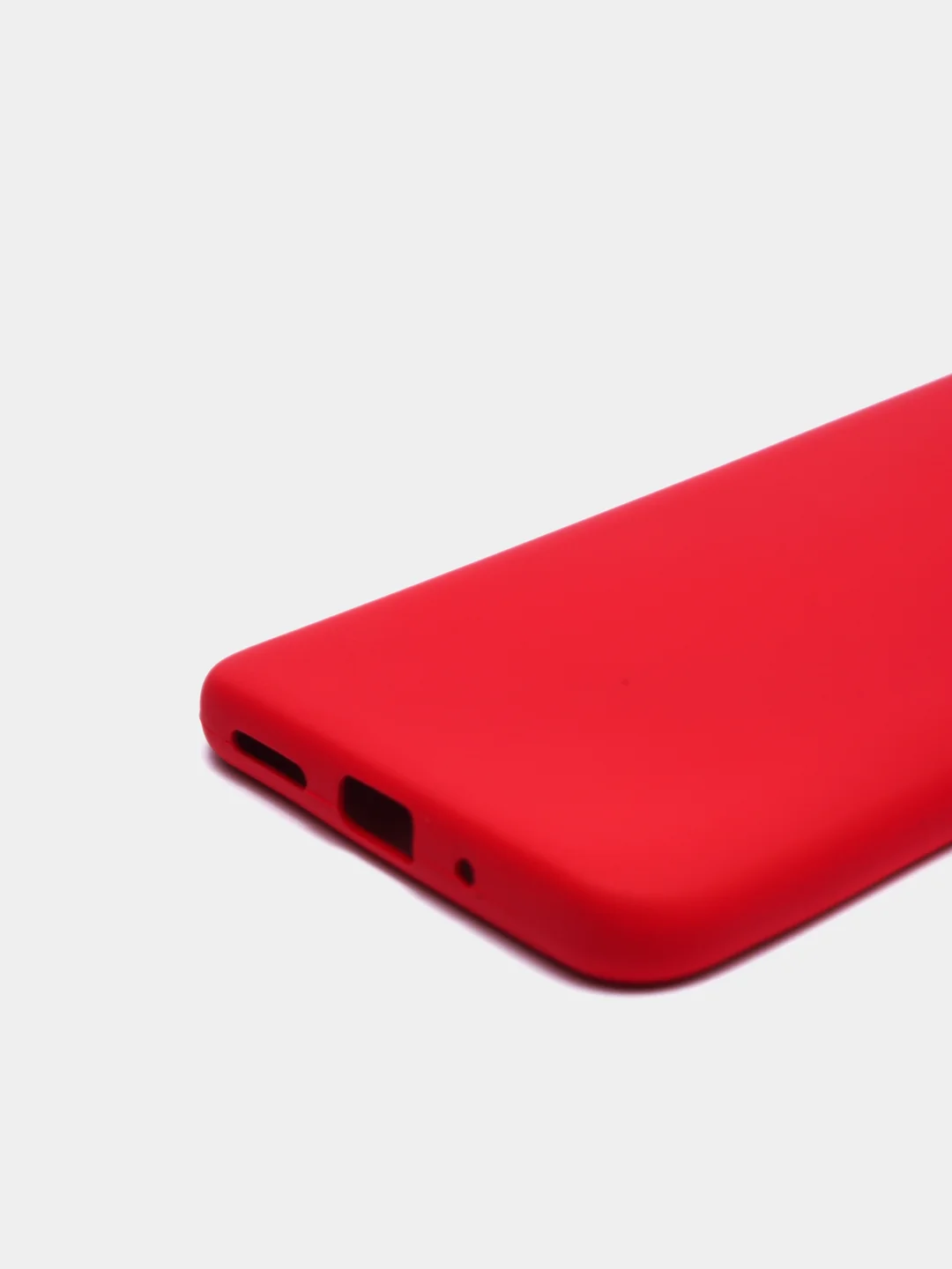 Красный чехол Xiaomi Redmi 10A, Redmi 9C, Сяоми Редми 10А, силиконовый, цветной с мягким подкладом