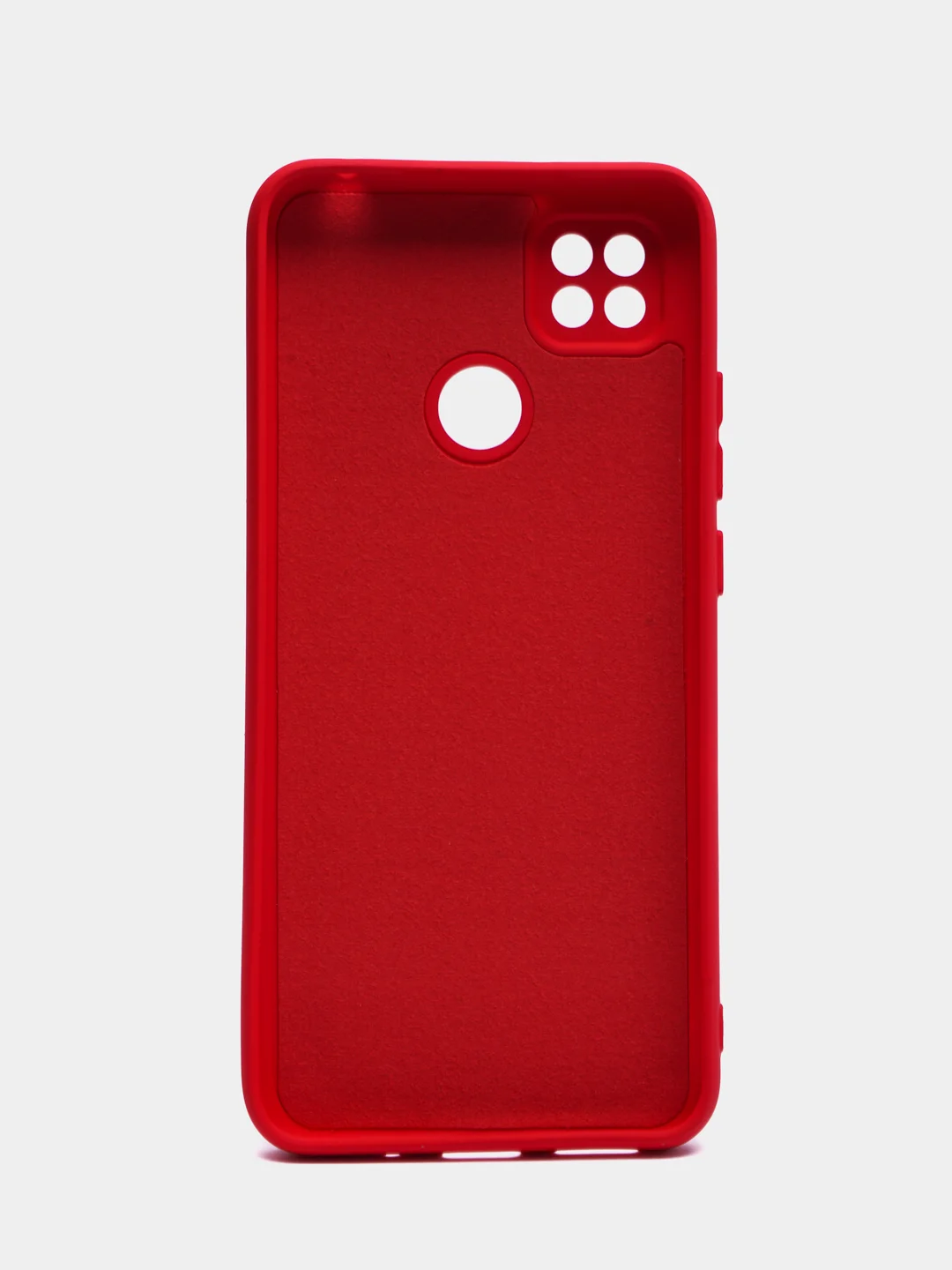 Красный чехол Xiaomi Redmi 10A, Redmi 9C, Сяоми Редми 10А, силиконовый, цветной с мягким подкладом