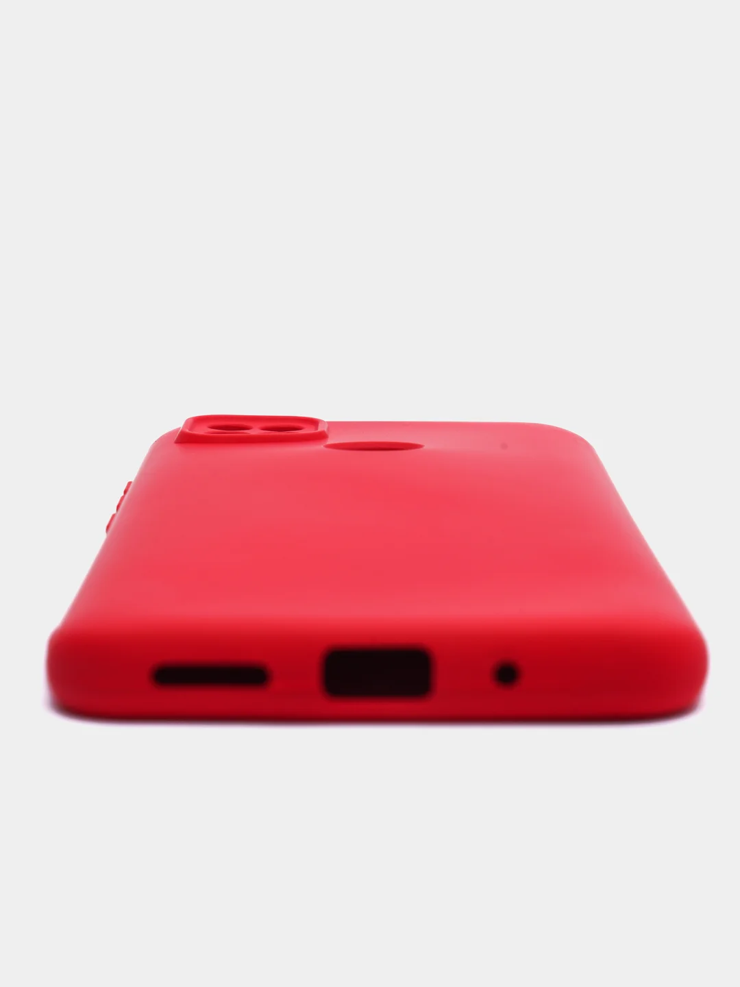 Красный чехол Xiaomi Redmi 10A, Redmi 9C, Сяоми Редми 10А, силиконовый, цветной с мягким подкладом