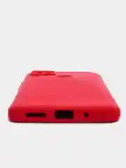 Красный чехол Xiaomi Redmi 10A, Redmi 9C, Сяоми Редми 10А, силиконовый, цветной с мягким подкладом