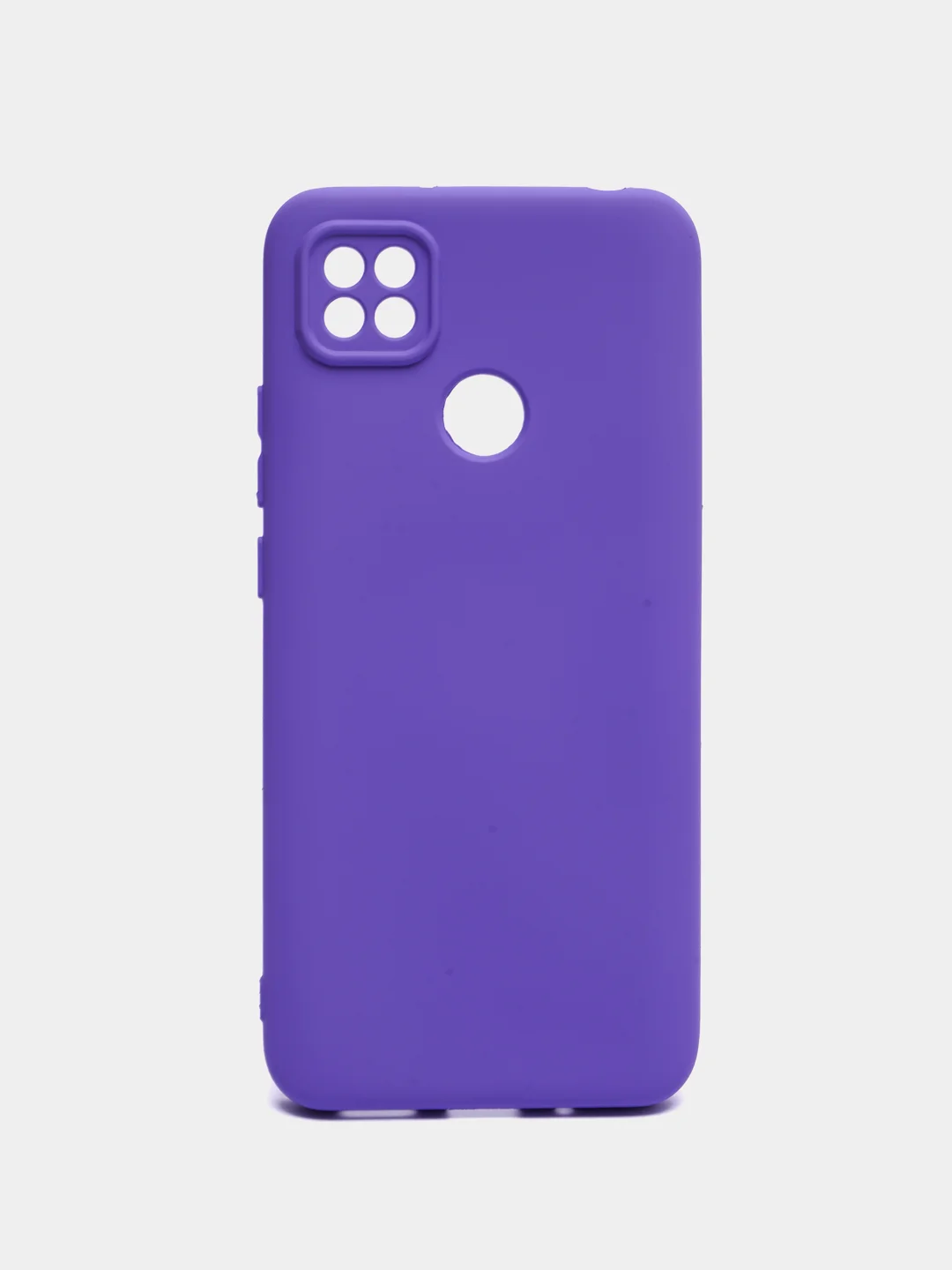 Фиолетовый чехол Xiaomi Redmi 10A, Redmi 9C, Сяоми Редми 10А, силиконовый, цветной с мягким подкладом