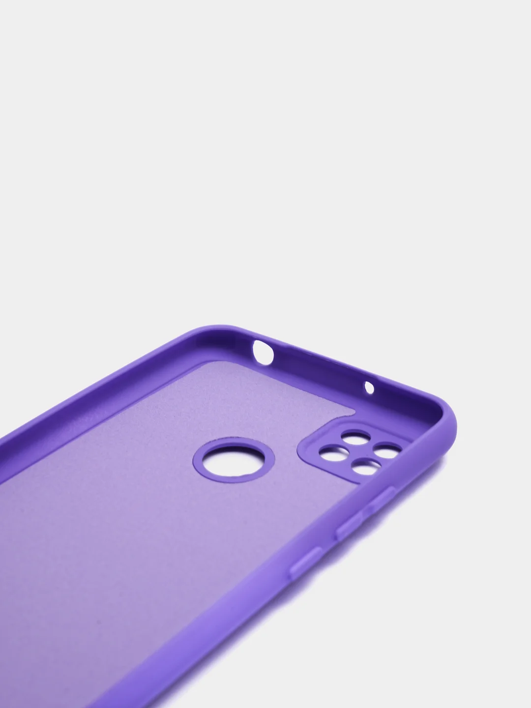 Фиолетовый чехол Xiaomi Redmi 10A, Redmi 9C, Сяоми Редми 10А, силиконовый, цветной с мягким подкладом