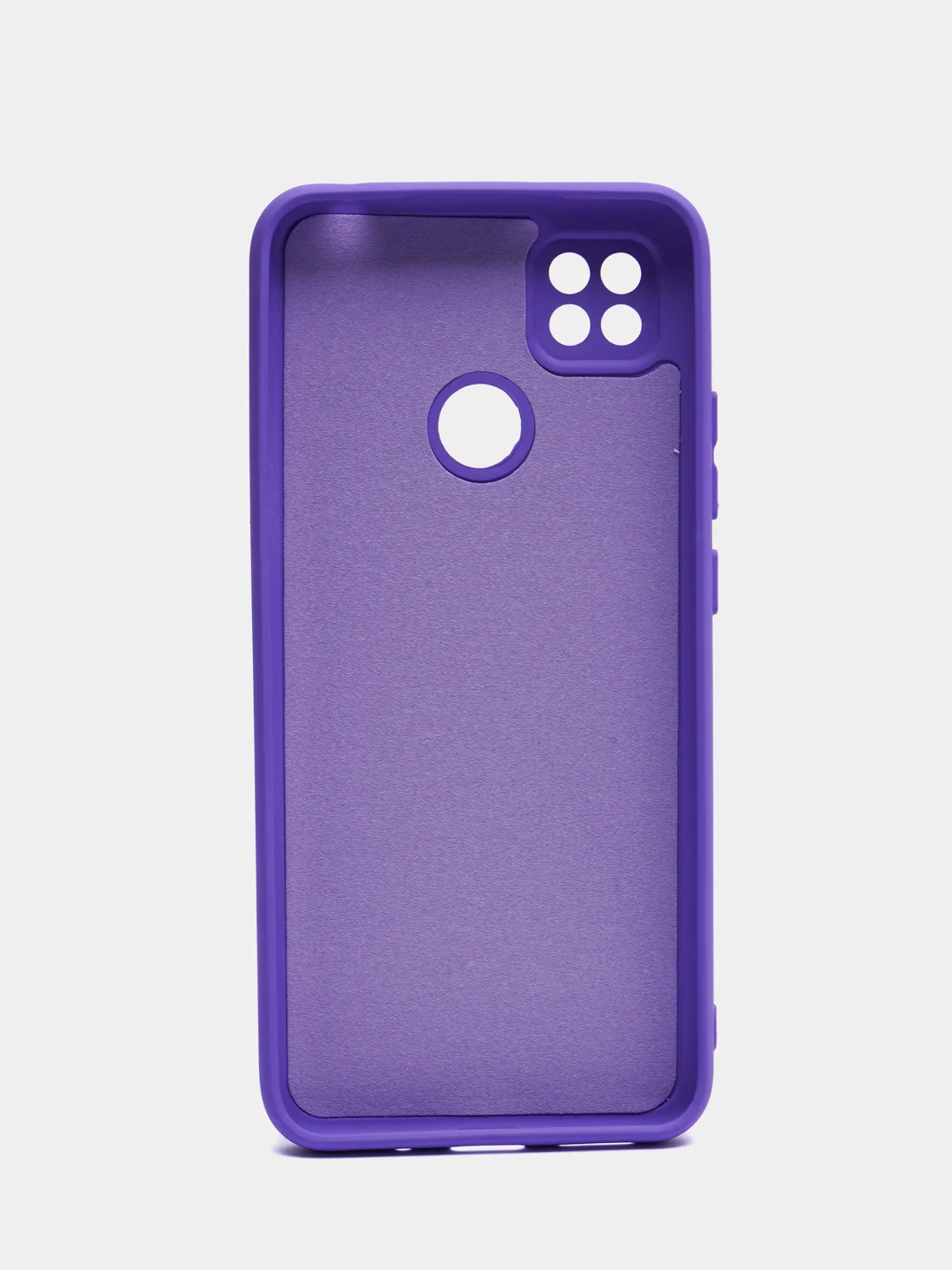 Фиолетовый чехол Xiaomi Redmi 10A, Redmi 9C, Сяоми Редми 10А, силиконовый, цветной с мягким подкладом