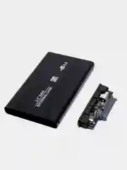 Черный корпус - кейс для внешнего жесткого диска (корпус) для HDD SSD 2,5 USB 2.0