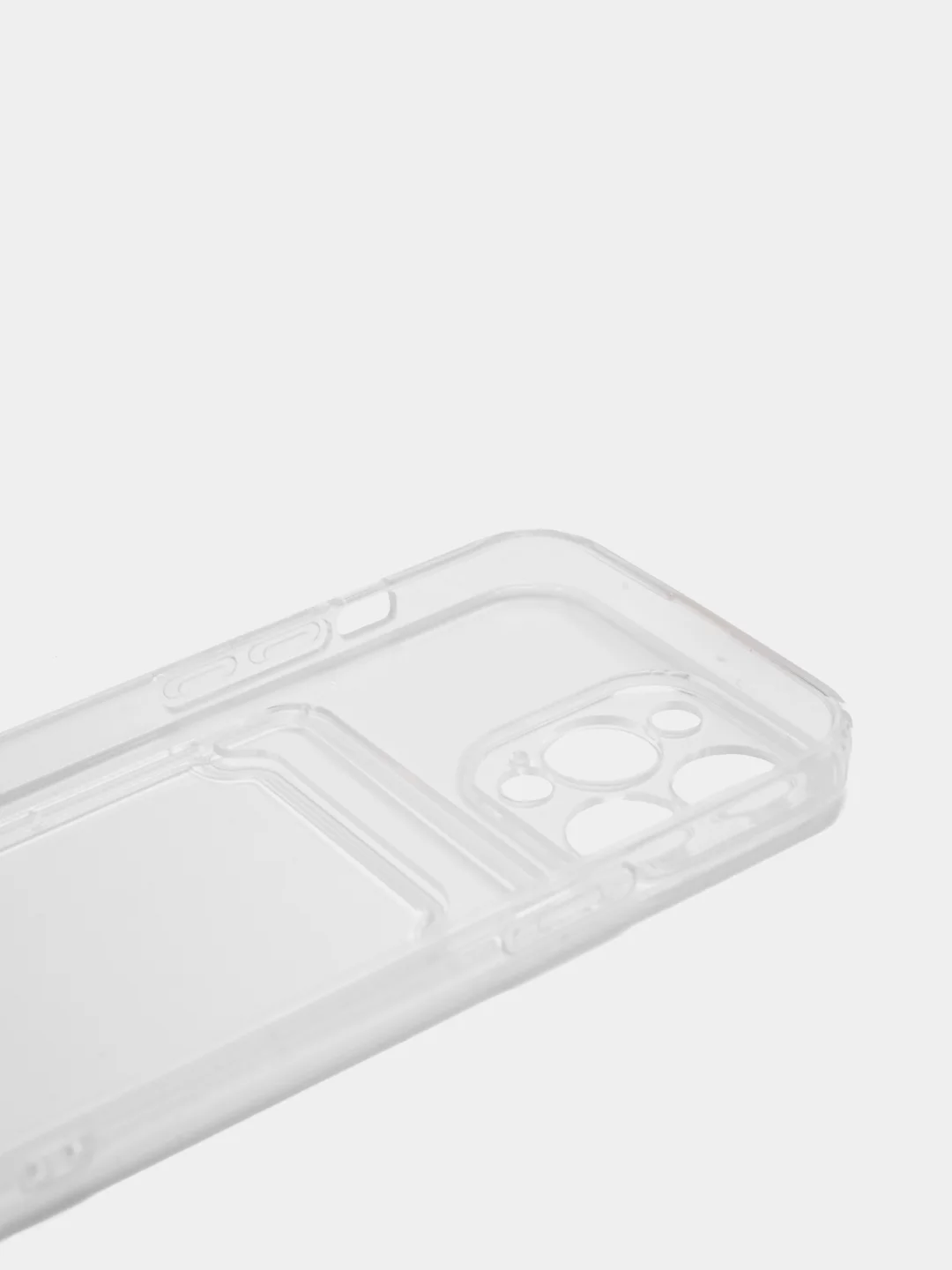 Марсала чехол для Apple iPhone 13 Pro (6.1"), прозрачный, противоударный, с карманом для карты
