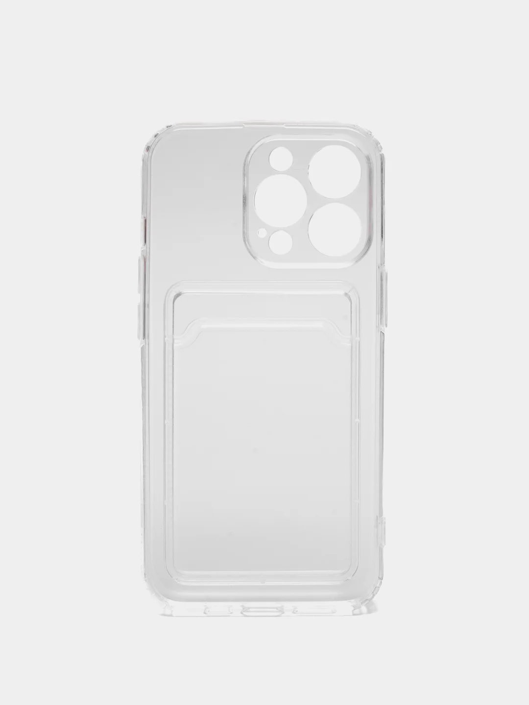 Марсала чехол для Apple iPhone 13 Pro (6.1"), прозрачный, противоударный, с карманом для карты
