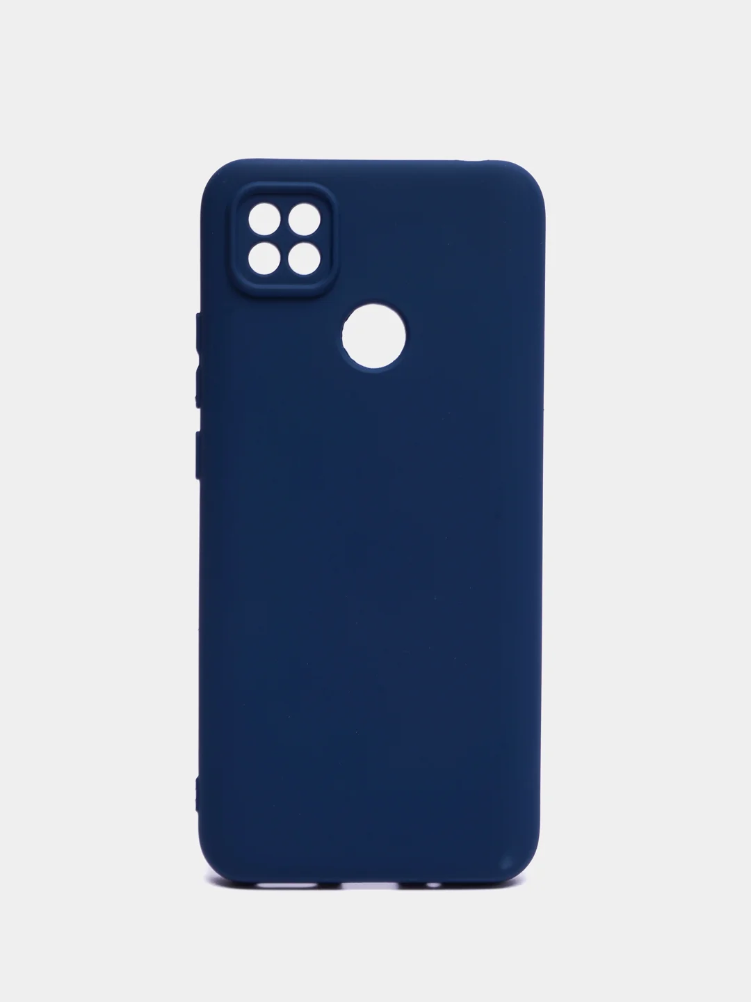 Темно-синий чехол Xiaomi Redmi 10A, Redmi 9C, Сяоми Редми 10А, силиконовый, цветной с мягким подкладом
