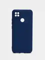 Темно-синий чехол Xiaomi Redmi 10A, Redmi 9C, Сяоми Редми 10А, силиконовый, цветной с мягким подкладом