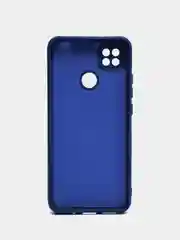 Темно-синий чехол Xiaomi Redmi 10A, Redmi 9C, Сяоми Редми 10А, силиконовый, цветной с мягким подкладом