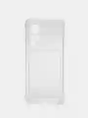 Прозрачный чехол противоударный Xiaomi 12 / 12X / 12S, Сяоми 12, 12X, 12С прозрачный с карманом для карты