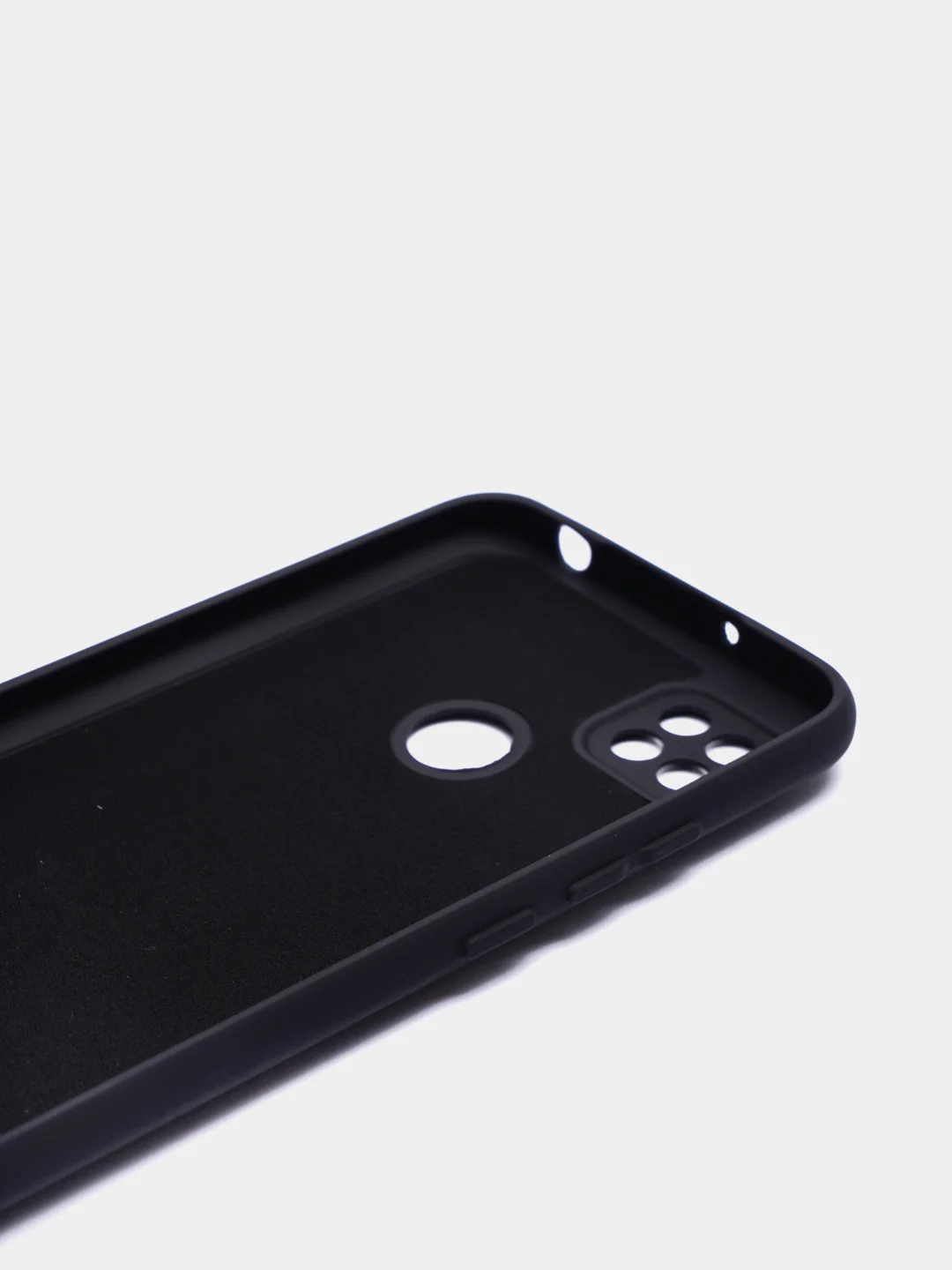 Черный чехол Xiaomi Redmi 10A, Redmi 9C, Сяоми Редми 10А, силиконовый, цветной с мягким подкладом