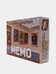 Бежевый настольная карточная игра  "Мемо"