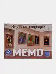 Бежевый настольная карточная игра  "Мемо"