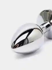 Зеленый анальная пробка, металлическая, S, M, L