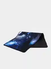 Голубой коврик для мыши с принтами из игр, 30x80см