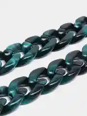 Тёмно-зелёный цепочка пластиковая (акриловая)ручка для сумок и украшений