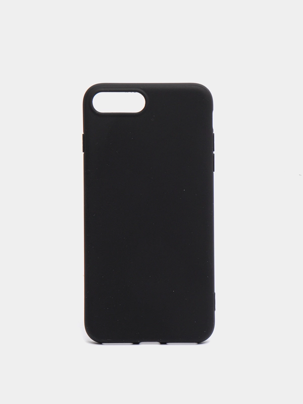 Черный чехол матовый для iPhone 8 Plus 1.3mm