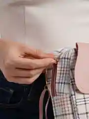 Розовый рюкзак женский