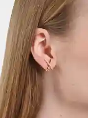 Серебряный серьги-гвоздики, крестообразные серьги с камнями