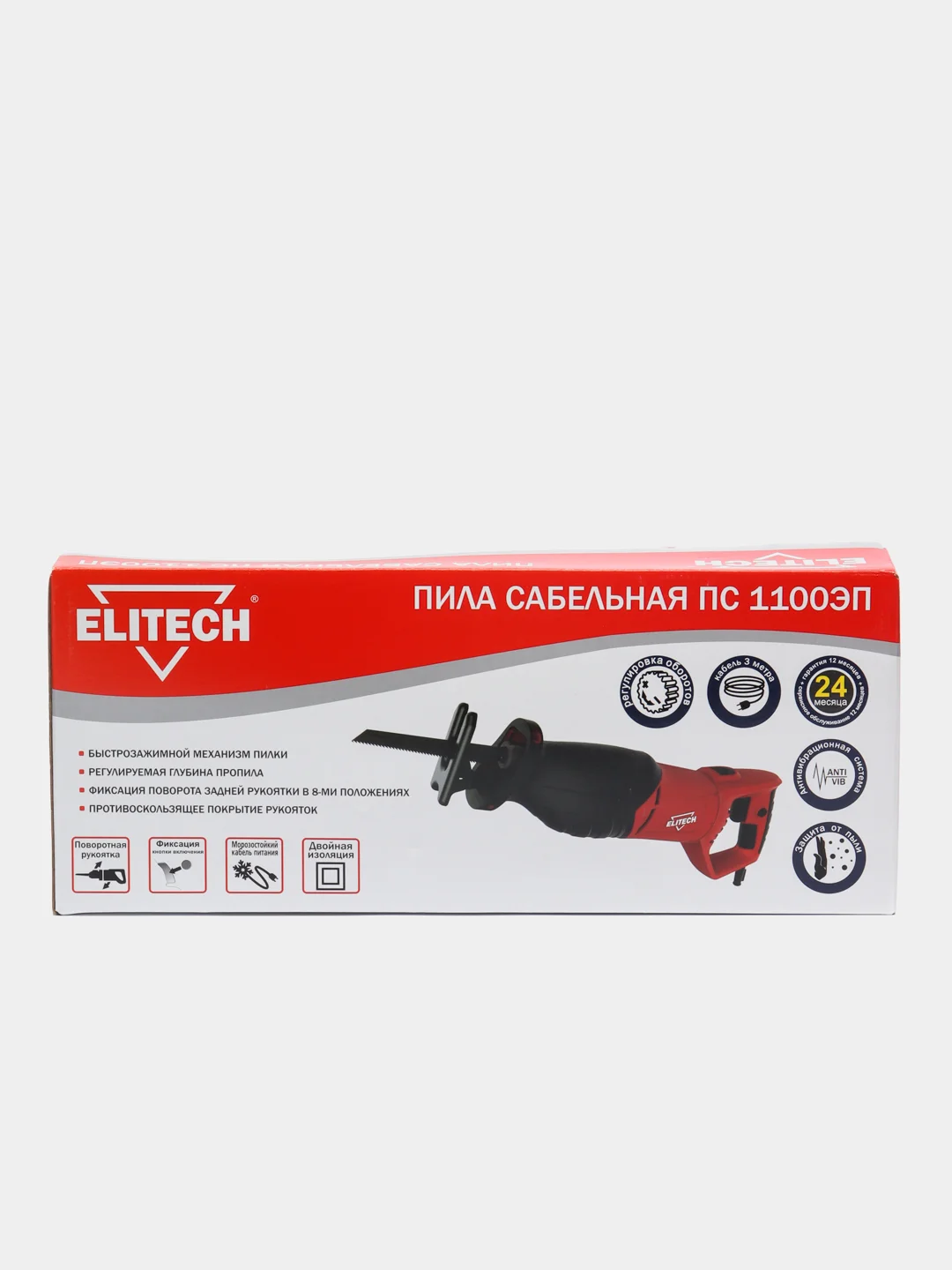 Пила сабельная электроножовка Elitech ПС 1100ЭП