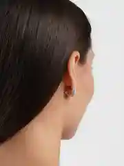 Серый металлик клипсы женские