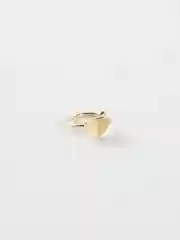 Бежевый серьга-кафф