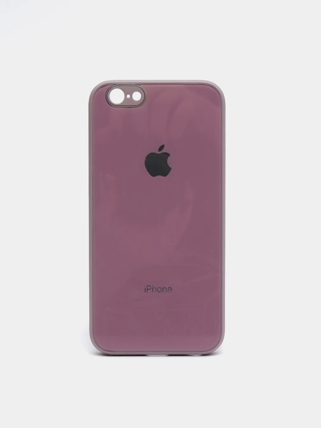 Розовый чехол для iPhone 11, 12, 13, 12 Pro Max, 12 Pro, силиконовый, со стеклянной панелью