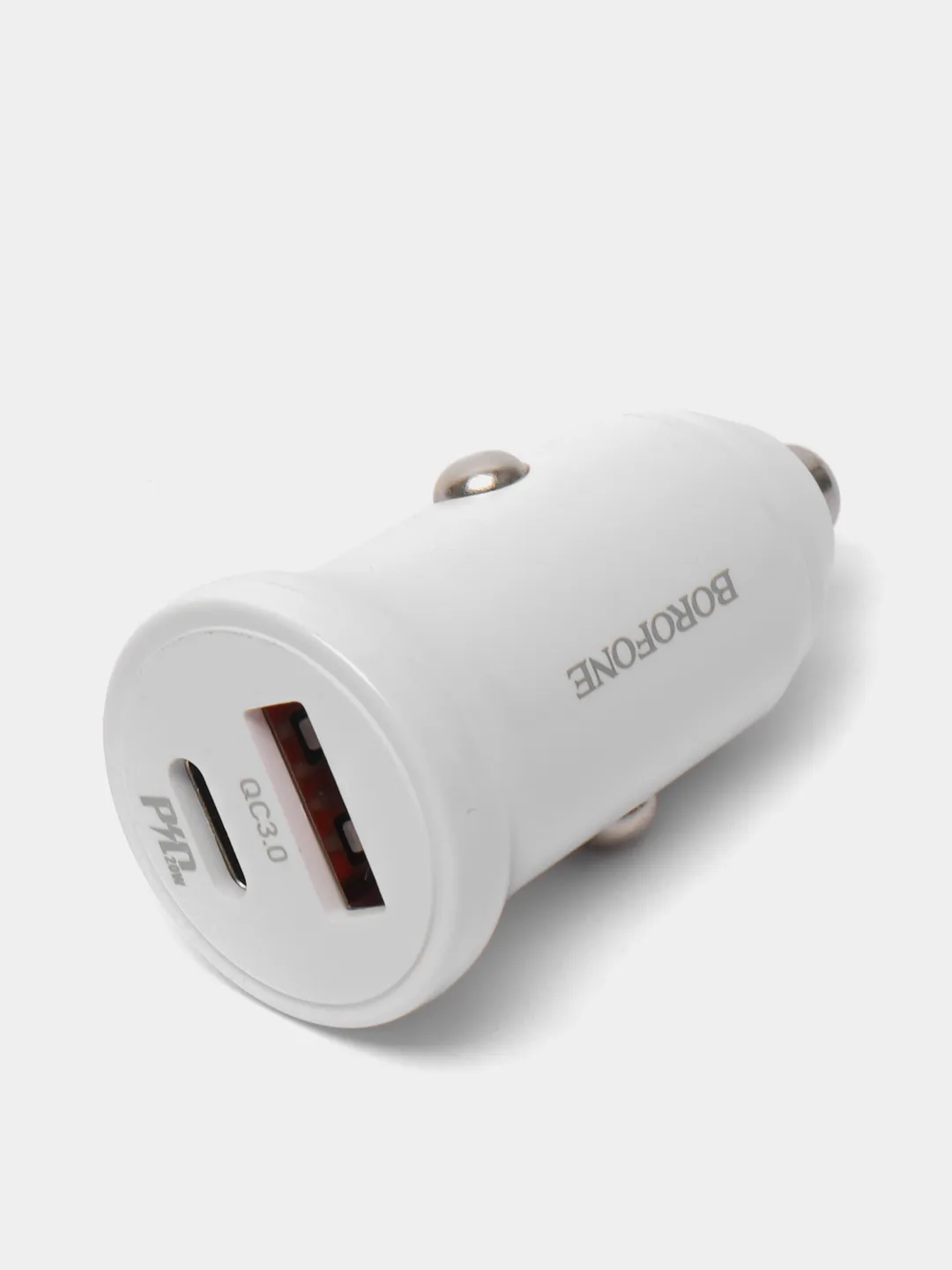 Автомобильное зарядное устройство USB 2,4A BOROFONE BZ18,BZ18A PD20W Quick  Charge 3.0 купить по цене 449.1 ₽ в интернет-магазине Магнит Маркет