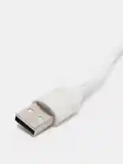 Белый кабель Type-C 3.0A, Lightning 2.4A, Micro USB 2.4A, быстрая зарядка 1 м