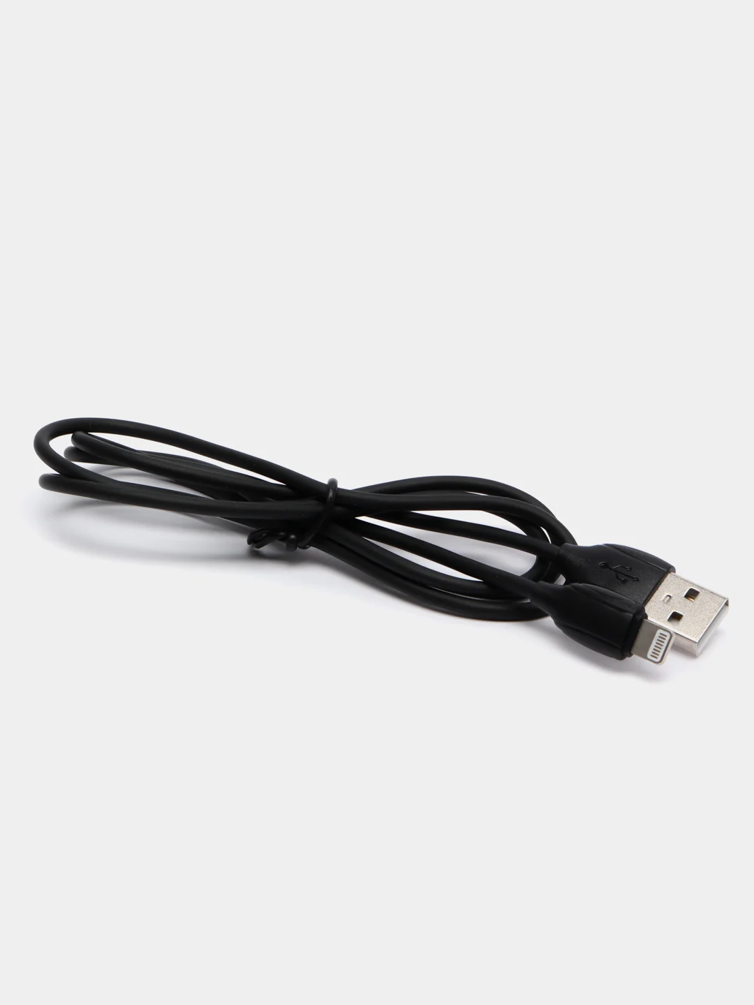 Черный дата-кабель для APPLE 1м Borofone BX19, НА АЙФОН для зарядки, usb кабель LIGHTNING 2.4A