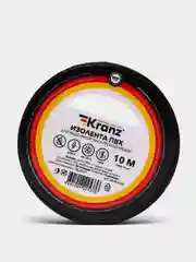 Черный изолента ПВХ, 15 мм x 10 м KRANZ