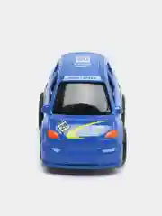 Синий автомобиль инерционный
