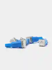 Синий лампа автомобильная LED, автолампа светодиодная, разноцветная T5 W2 х 4,6d