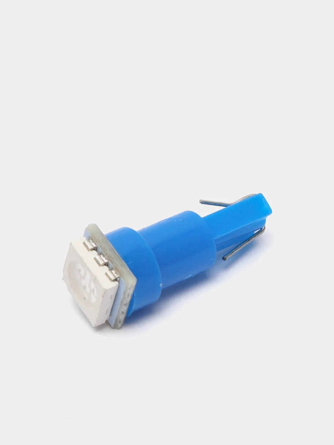 Синий лампа автомобильная LED, автолампа светодиодная, разноцветная T5 W2 х 4,6d