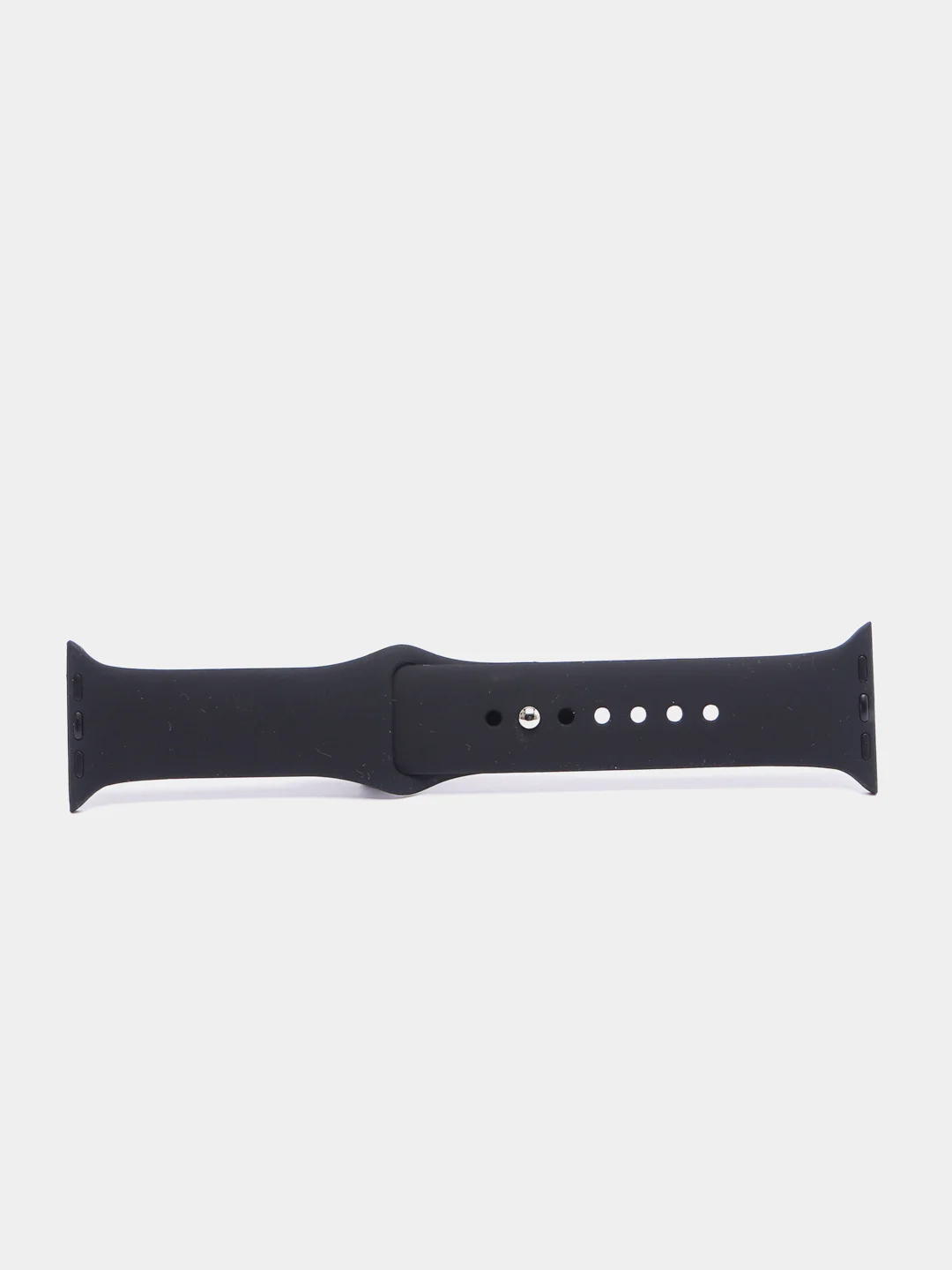 Черный силиконовый ремешок для смарт часов Apple Watch, силиконовый браслет