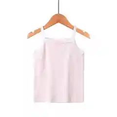 Коралловый меланж майка детская для девочек