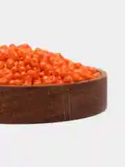 Оранжевый бисер для рукоделия
