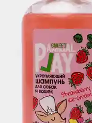 Шампунь для кошек и собак Animal play sweet клубничное мороженое укрепляющий