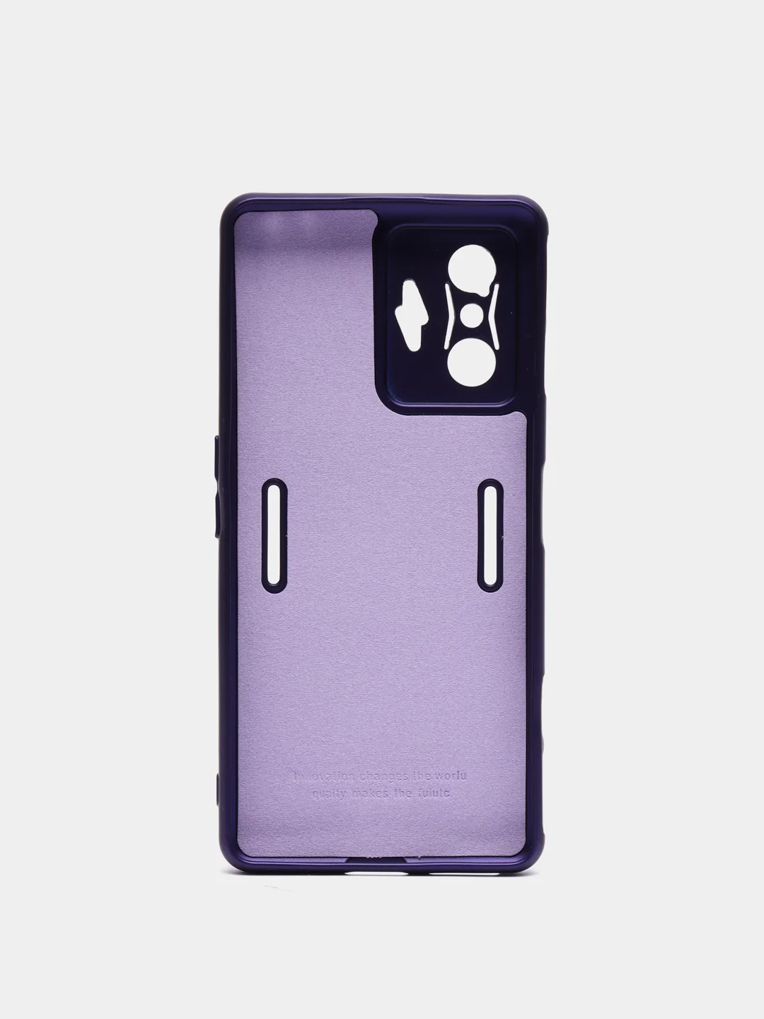 Фиолетовый чехол XIAOMI POCO f4 GT, с защитой камеры и бархатом внутри