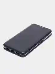 Темно-синий чехол-книжка для Xiaomi Redmi Note 10 /  Redmi Note 10S / Poco M5S
