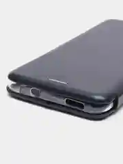 Темно-синий чехол-книжка для Xiaomi Redmi Note 10 /  Redmi Note 10S / Poco M5S