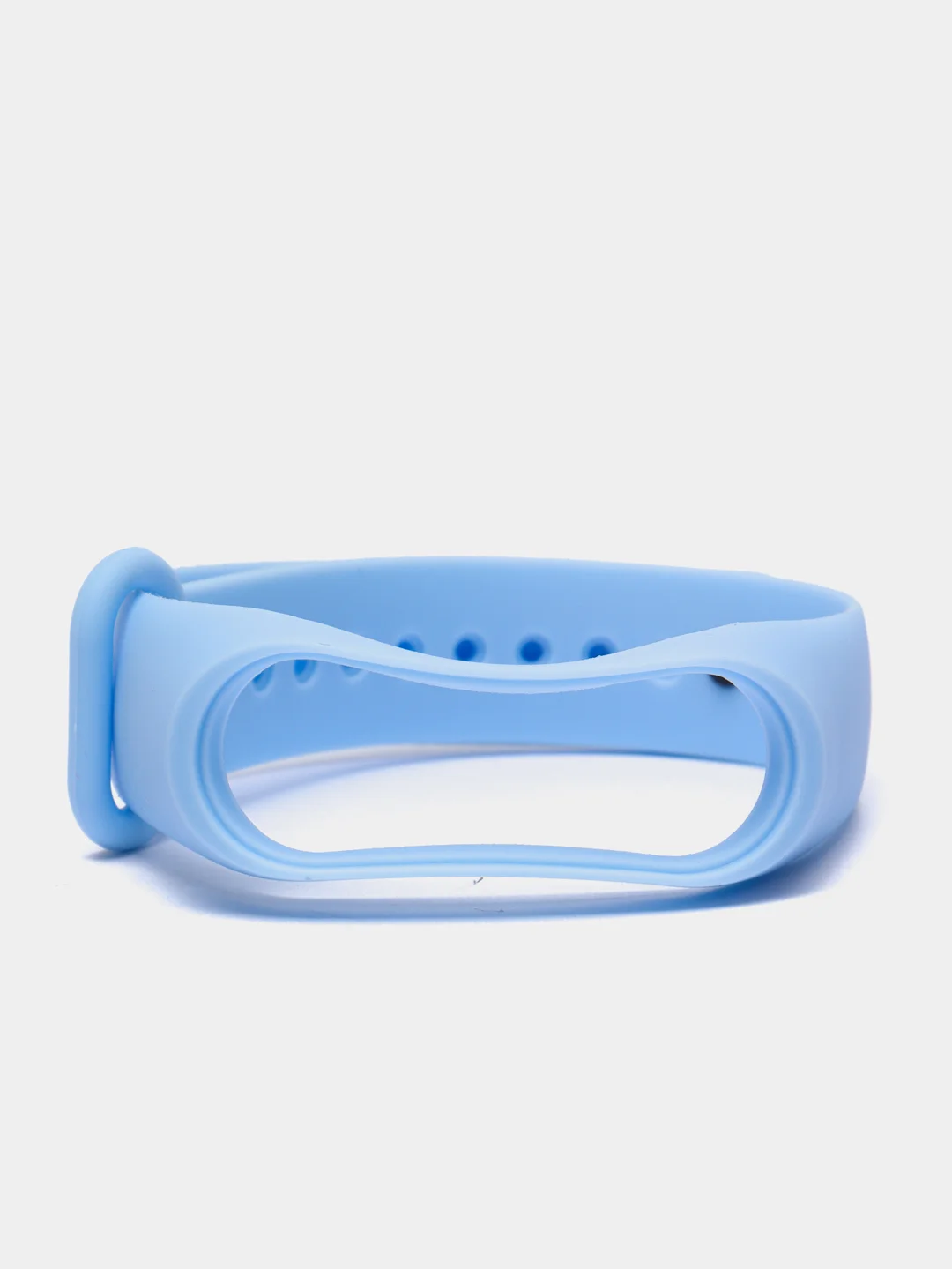 Голубой силиконовый ремешок для фитнес браслета Xiaomi Mi Band 4, Mi Band 3