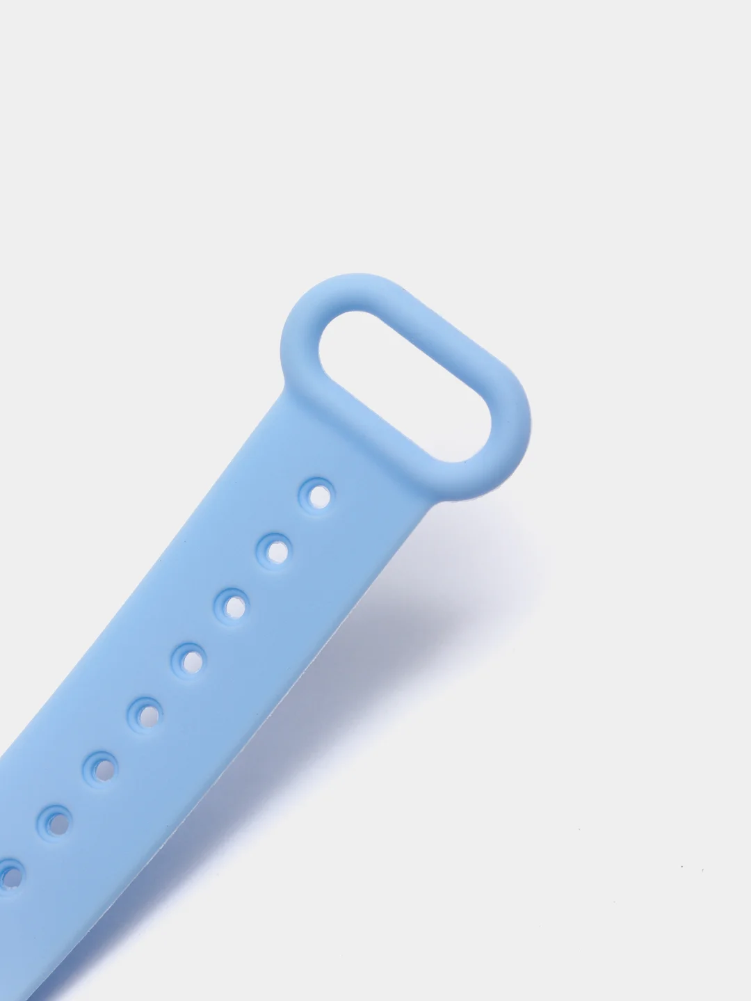 Голубой силиконовый ремешок для фитнес браслета Xiaomi Mi Band 4, Mi Band 3