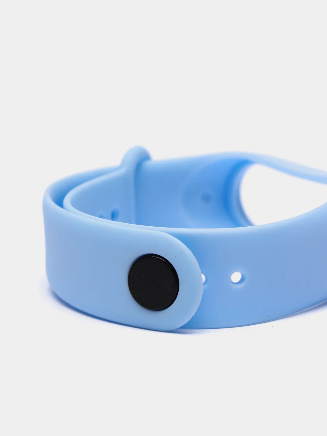 Голубой силиконовый ремешок для фитнес браслета Xiaomi Mi Band 4, Mi Band 3