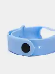 Голубой силиконовый ремешок для фитнес браслета Xiaomi Mi Band 4, Mi Band 3