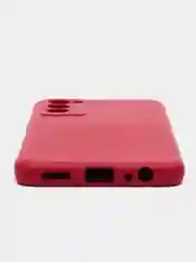 Бордовый чехол с защитой камеры и бархатом внутри CAMON 18, CAMON 18P, CAMON 18T