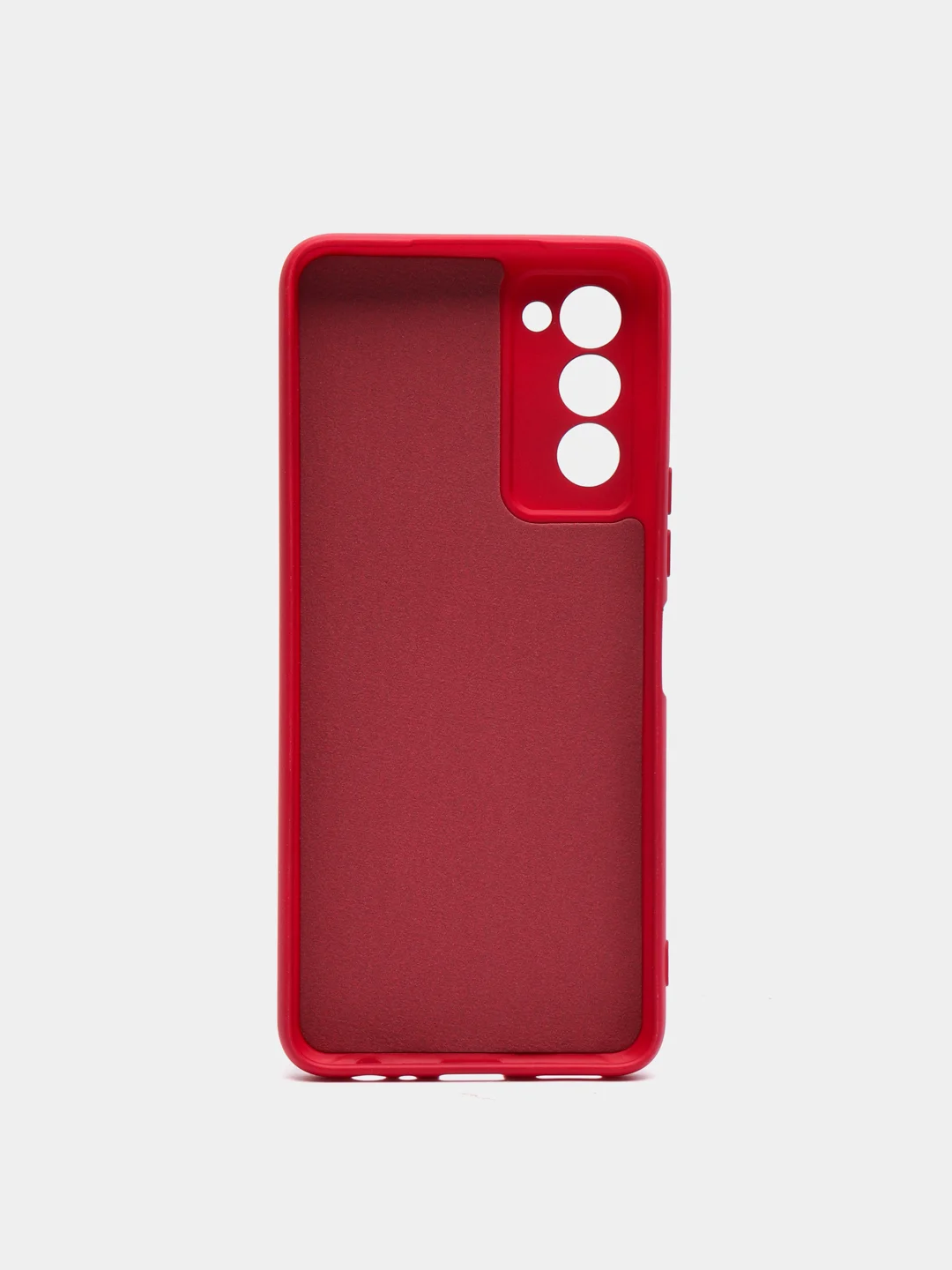 Бордовый чехол с защитой камеры и бархатом внутри CAMON 18, CAMON 18P, CAMON 18T