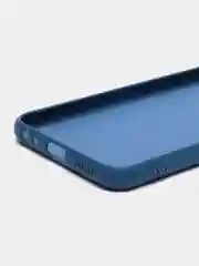 Синий меланж чехол с защитой камеры и бархатом внутри VIVO Y11