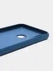 Синий меланж чехол с защитой камеры и бархатом внутри VIVO Y11