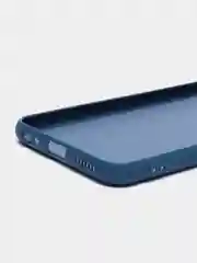 Темно-синий чехол с защитой камеры и бархатом внутри Vivo Y12